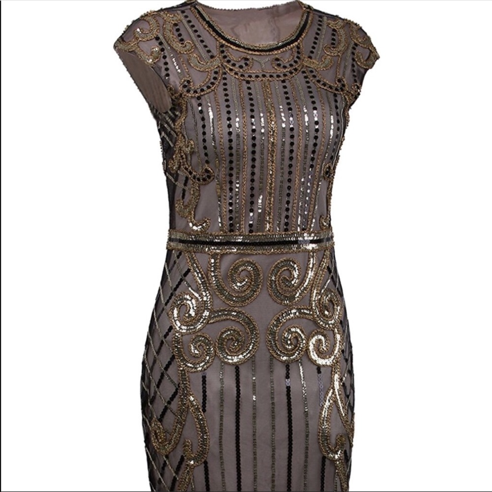 1920s Great Gatsby style dress
